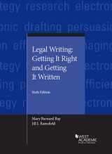 9781683284598-1683284593-Legal Writing: Getting It Right and Getting It Written (Coursebook)
