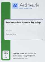 9781319424787-1319424783-Achieve Read and Practice Fundamentals of Abnormal Psychology (1-Term Access)