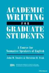 9780472082636-0472082639-Academic Writing for Graduate Students: Essential Tasks and Skills (Michigan Series In English For Academic & Professional Purposes)
