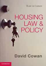 9780521137195-0521137195-Housing Law and Policy (Law in Context)