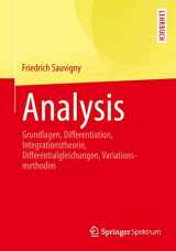 9783642415067-3642415067-Analysis: Grundlagen, Differentiation, Integrationstheorie, Differentialgleichungen, Variationsmethoden (Springer-Lehrbuch) (German Edition)