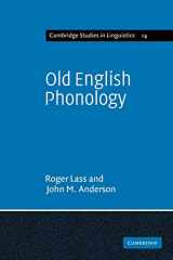 9780521136273-052113627X-Old English Phonology (Cambridge Studies in Linguistics, Series Number 14)