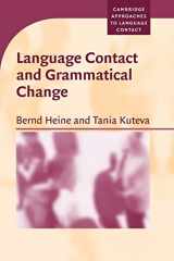 9780521608282-0521608287-Language Contact and Grammatical Change (Cambridge Approaches to Language Contact)