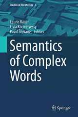 9783319141015-3319141015-Semantics of Complex Words (Studies in Morphology, 3)