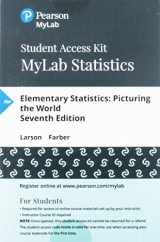9780134783628-013478362X-Elementary Statistics: Picturing the World -- MyLab Statistics with Pearson eText Access Code