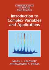 9781108832618-110883261X-Introduction to Complex Variables and Applications (Cambridge Texts in Applied Mathematics, Series Number 63)