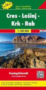 9783707916485-3707916480-Cres - LoSinj - Krk - Rab, Autokarte 1:100.000 (English, Spanish, French, Italian and German Edition)