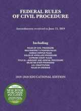 9781684672240-1684672244-Federal Rules of Civil Procedure, Educational Edition, 2019-2020 (Selected Statutes)