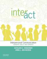 9780199398010-0199398011-Inter-Act: Interpersonal Communication: Concepts, Skills, and Contexts