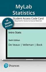 9780136806899-0136806899-Intro Stats -- MyLab Statistics with Pearson eText Access Code
