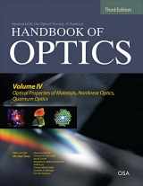 9780071498920-0071498923-Handbook of Optics, Third Edition Volume IV: Optical Properties of Materials, Nonlinear Optics, Quantum Optics (set)