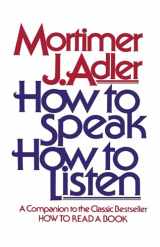 9780684846477-0684846470-How to Speak How to Listen