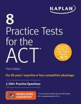 9781506235127-1506235123-8 Practice Tests for the ACT: 1,700+ Practice Questions (Kaplan Test Prep)