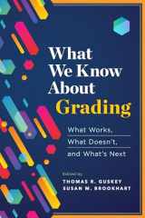 9781416627234-1416627235-What We Know About Grading: What Works, What Doesn't, and What's Next