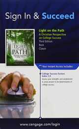 9781111479732-1111479739-College Success Factors Index Volume 2.0, 1 term (6 months) Printed Access Card for Beck/Clason’s Light on the Path: A Christian Perspective on College Success, 3rd