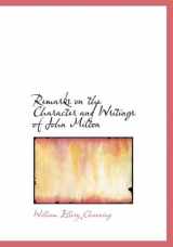 9780554934808-0554934809-Remarks on the Character and Writings of John Milton