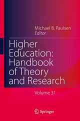 9783319268286-3319268287-Higher Education: Handbook of Theory and Research (Higher Education: Handbook of Theory and Research, 31)