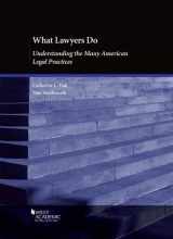 9781642426113-1642426113-What Lawyers Do: Understanding the Many American Legal Practices (American Casebook Series)