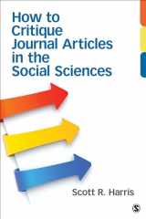 9781452241340-1452241341-How to Critique Journal Articles in the Social Sciences