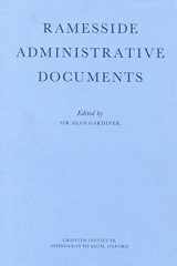 9780900416408-0900416408-Ramesside Administrative Documents (Egyptian Edition)