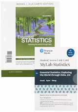 9780136564805-0136564801-Essential Statistics, Loose-leaf Edition Plus MyLab Statistics with Pearson eText -- 18 Week Access Card Package