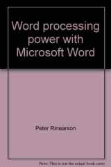 9780914845058-0914845055-Word processing power with Microsoft Word