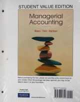 9780136117391-0136117392-Managerial Accounting: Student Value Edition
