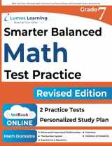 9781940484853-1940484855-SBAC Test Prep: 7th Grade Math Common Core Practice Book and Full-length Online Assessments: Smarter Balanced Study Guide With Performance Task (PT) ... Testing (CAT) (SBAC by Lumos Learning)