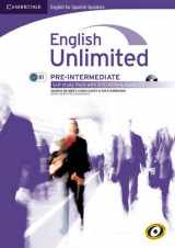 9788483237342-8483237342-English unlimited for spanish speakers pre-intermediate self-study pack (workbook with dvd-rom and audio cd)