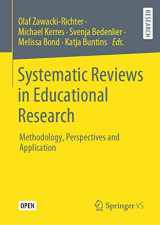 9783658276010-3658276010-Systematic Reviews in Educational Research: Methodology, Perspectives and Application