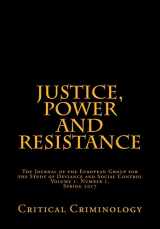 9781911439080-1911439081-Justice, Power and Resistance: Vol. 1, No.1.: Critical Criminoligy