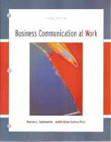 9780077380342-0077380347-Business Communication At Work Third Edition (McGraw-Hill Learning Solutions Textbook)