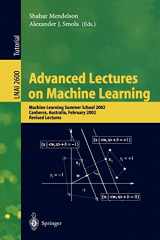 9783540005292-3540005293-Advanced Lectures on Machine Learning: Machine Learning Summer School 2002, Canberra, Australia, February 11-22, 2002, Revised Lectures (Lecture Notes in Computer Science, 2600)