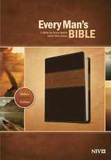 9781414381107-1414381107-Every Man's Bible NIV, Deluxe Heritage Edition, TuTone (LeatherLike, Brown/Tan) – Study Bible for Men with Study Notes, Book Introductions, and 44 Charts