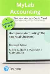 9780136161752-0136161758-Horngren's Accounting: The Financial Chapters -- MyLab Accounting with Pearson eText Access Code