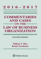 9781454840541-1454840544-Commentaries and Cases on the Law of Business Organizations: 2016-2017 Statutory Supplement