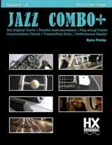 9781517405083-1517405084-Jazz Combo Plus, Drums Book 1: Flexible Combo Charts | Solo Transcriptions | Play-Along Tracks (HXmusic)