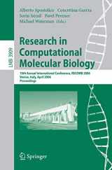9783540332954-3540332952-Research in Computational Molecular Biology: 10th Annual International Conference, RECOMB 2006, Venice, Italy, April 2-5, 2006, Proceedings (Lecture Notes in Computer Science, 3909)