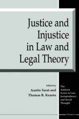 9780472066254-0472066250-Justice and Injustice in Law and Legal Theory (The Amherst Series In Law, Jurisprudence, And Social Thought)