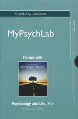 9780205859542-0205859542-Psychology and Life Mypsychlab Access Code