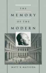9780195093643-019509364X-The Memory of the Modern