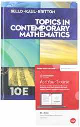 9781285473291-1285473299-Bundle: Topics in Contemporary Mathematics, 10th + WebAssign with eBook LOE Printed Access Card for Single-Term Math and Science