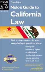 9780873376495-0873376498-Nolo's Guide to California Law