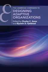 9781108486750-1108486754-Designing Adaptive Organizations (Cambridge Companions to Management)