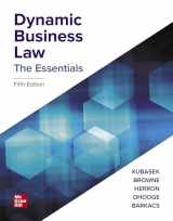 9781264076727-126407672X-Loose Leaf for Dynamic Business Law: The Essentials