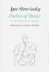 9780674678569-0674678567-Poetics of Music in the Form of Six Lessons (The Charles Eliot Norton Lectures)