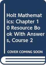 9780030783074-0030783070-Holt Mathematics: Chapter 10 Resource Book With Answers, Course 2