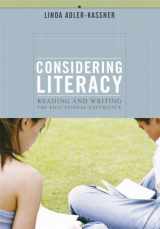 9780321113382-0321113381-Considering Literacy: Reading and Writing- The Educational Experience