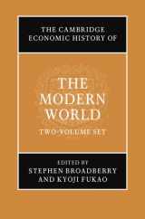 9781108953771-1108953778-The Cambridge Economic History of the Modern World 2 Volume Hardback Set