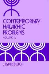 9780881254747-0881254746-Contemporary Halakhic Problems, Vol. 4 (Library of Jewish Law and Ethics)